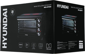 Мини-печь Hyundai MIO-HY086 38л. 1600Вт черный от магазина РЭССИ