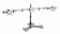 Кронштейн для мониторов Cactus CS-VM-MP330S-AL серебристый 15"-24" макс.8кг настольный наклон от магазина РЭССИ