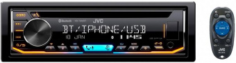 Автомагнитола CD JVC KD-T902BT 1DIN 4x50Вт от магазина РЭССИ