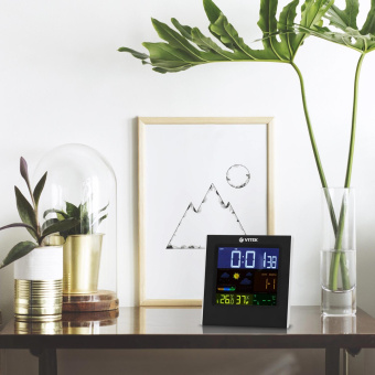 Погодная станция Vitek VT-6411 черный от магазина РЭССИ