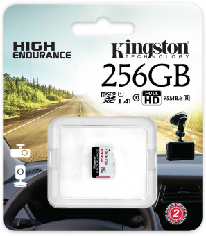 Флеш карта microSDXC Kingston 256GB SDCE/256GB High Endurance w/o adapter от магазина РЭССИ
