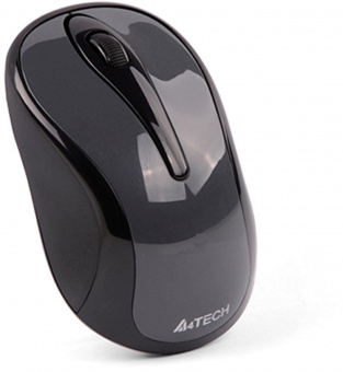 Мышь A4Tech G3-280N серый оптическая (1200dpi) беспроводная USB для ноутбука (3but) от магазина РЭССИ
