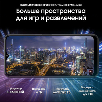 Смартфон Samsung SM-A226B Galaxy A22 5G 128Gb 4Gb серый моноблок 3G 4G 2Sim 6.6" 1080x2408 Android 11 48Mpix 802.11 a/b/g/n/ac NFC GPS GSM900/1800 GSM1900 TouchSc microSD max1024Gb от магазина РЭССИ