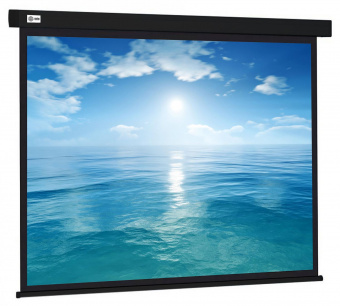 Экран Cactus 104.6x186см Wallscreen CS-PSW-104X186-BK 16:9 настенно-потолочный рулонный черный от магазина РЭССИ