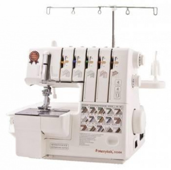Коверлок Merrylock 5550A белый от магазина РЭССИ