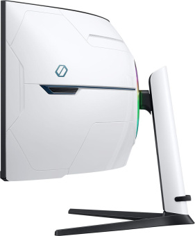 Монитор Samsung 57" Odyssey Neo G9 S57CG952NI черный VA LED 32:9 HDMI полуматовая HAS Piv 420cd 178гр/178гр 7680x2160 240Hz FreeSync Premium Pro DP Dual UHD USB 19кг от магазина РЭССИ