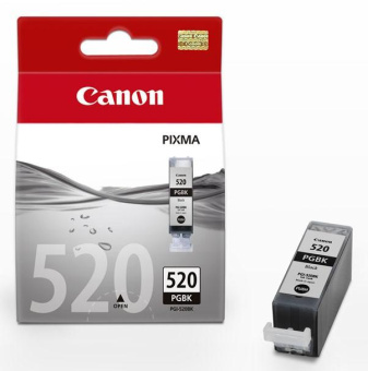 Картридж струйный Canon PGI-520BK 2932B012 черный двойная упак. (19мл) для Canon Pixma iP3600/4600/MP540/620 от магазина РЭССИ