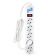Ф-удлинитель, PC 1,9м 5р, бел. 10А, SPG-B-6-WHITE от магазина РЭССИ
