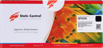 Картридж лазерный Static Control 002-01-S7553A Q7553A черный (3000стр.) для HP P2014/P2015/M2727 от магазина РЭССИ