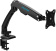 Картинка Кронштейн для мониторов ЖК Kromax OFFICE-8 черный 15"-32" макс.8кг настольный поворот и наклон верт.перемещ. от магазина РЭССИ Кронштейн для мониторов ЖК Kromax OFFICE-8 черный 15"-32" макс.8кг настольный поворот и наклон верт.перемещ. от магазина РЭССИ