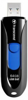 Флеш Диск Transcend 64Gb Jetflash 790 TS64GJF790K USB3.0 черный от магазина РЭССИ