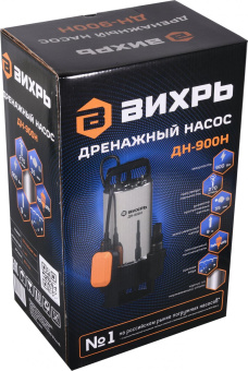 Насос дренажный Вихрь ДН-900H 900Вт 16200л/час (68/2/21) от магазина РЭССИ