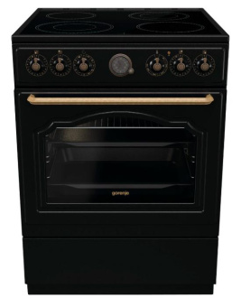 Плита Электрическая Gorenje GECS6B70CLB черный стеклокерамика (без крышки) от магазина РЭССИ