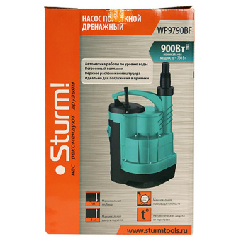 Насос центробежный Sturm! WP9790BF 900Вт 14000л/час от магазина РЭССИ