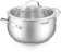 Картинка Кастрюля Rondell Calypso RDS-1671 3.8л. d=20см (с крышкой) стальной от магазина РЭССИ Кастрюля Rondell Calypso RDS-1671 3.8л. d=20см (с крышкой) стальной от магазина РЭССИ