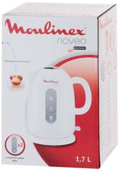 Чайник электрический Moulinex BY282130 1.7л. 2400Вт белый (корпус: пластик) от магазина РЭССИ