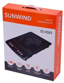 Плита Индукционная SunWind SCI-0501 черный стеклокерамика (настольная) от магазина РЭССИ