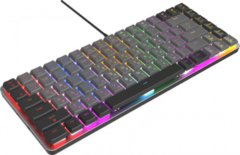 Клавиатура Оклик K615X механическая черный/серебристый USB Multimedia for gamer LED (1934413) от магазина РЭССИ