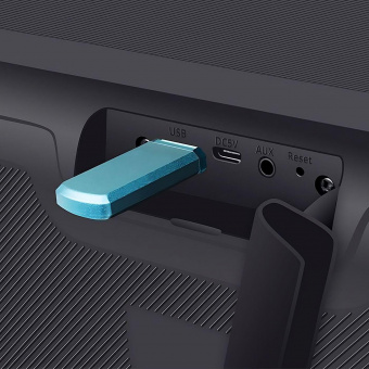 Колонка порт. Sven PS-380 черный 40W 2.0 BT/3.5Jack/USB 10м 3000mAh (SV-021290) от магазина РЭССИ