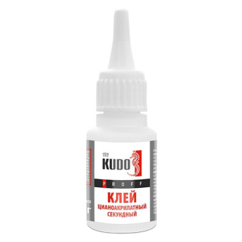 Секундный клей KUDO цианоакрилатный PROFF 20 гр новинка SMB-020 от магазина РЭССИ