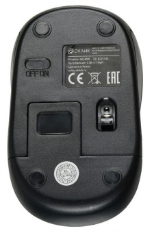 Мышь Оклик 665MW черный/красный оптическая (1000dpi) беспроводная USB для ноутбука (4but) от магазина РЭССИ
