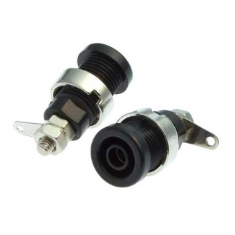 Z016 4mm panel jack BLACK от магазина РЭССИ