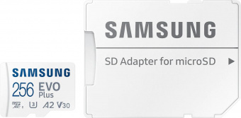 Флеш карта microSDXC 256Gb Class10 Samsung MB-MC256KA EVO PLUS + adapter от магазина РЭССИ