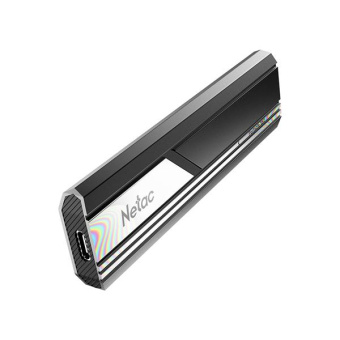 Накопитель SSD Netac USB-C 1Tb NT01ZX10-001T-32BK ZX10 2.5" черный от магазина РЭССИ