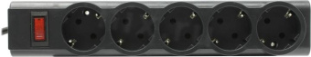 Сетевой фильтр Defender ES largo 1.8м (5 розеток) черный (коробка) от магазина РЭССИ