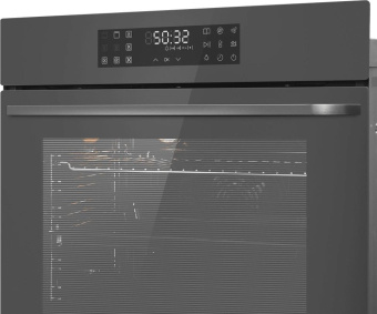 Духовой шкаф Электрический Maunfeld EOEH7614DGR темно-серый от магазина РЭССИ