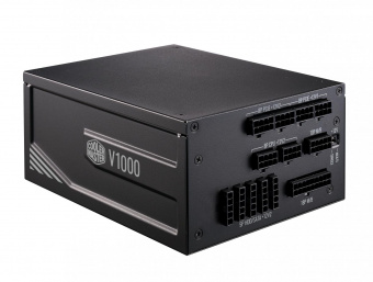 Блок питания Cooler Master ATX 1000W V1000 80+ platinum (24+8+4+4pin) APFC 140mm fan 12xSATA Cab Manag RTL от магазина РЭССИ