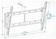 Кронштейн для телевизора Holder LCD-T6606 черный 32"-90" макс.60кг настенный наклон от магазина РЭССИ