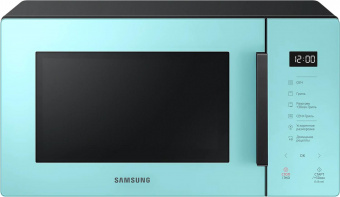 Микроволновая Печь Samsung MG23T5018AN/BW 23л. 800Вт мятный/черный от магазина РЭССИ