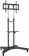 Картинка Стойка для телевизора Cactus CS-ST31 черный 37"-75" макс.81.6кг напольный мобильный от магазина РЭССИ Стойка для телевизора Cactus CS-ST31 черный 37"-75" макс.81.6кг напольный мобильный от магазина РЭССИ