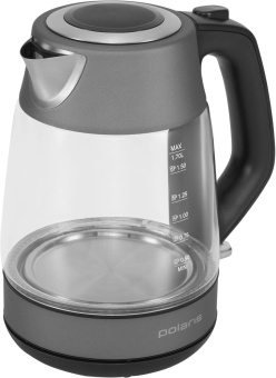 Чайник электрический Polaris PWK 1760CGL 1.7л. 2150Вт графит корпус: стекло/металл от магазина РЭССИ