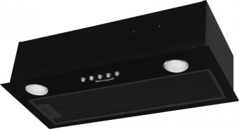 Вытяжка встраиваемая Weissgauff Alpha 45 PB BL черный управление: кнопочное (1 мотор) от магазина РЭССИ