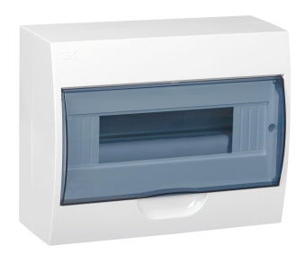 Щит распределительный IEK MKP12-N-12-40-10 ЩРН-П-12 для установки модульных устройств навесной 255мм 97мм 200мм 660B 12мод. пластик IP41 белый (упак.:1шт) от магазина РЭССИ