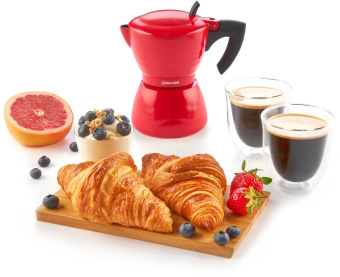 Кофеварка гейзерн. Rondell Fiero RDA-844 0.3л алюминий красный от магазина РЭССИ