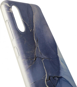 Чехол (клип-кейс) Gresso для Samsung Galaxy A02 Air прозрачный/голубой (GR17AAAE9170) от магазина РЭССИ