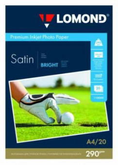 Бумага Lomond 1108200 A4/290г/м2/20л./белый сатин для струйной печати от магазина РЭССИ