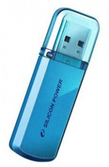 Флеш Диск Silicon Power 32Gb Helios 101 SP032GBUF2101V1B USB2.0 синий от магазина РЭССИ