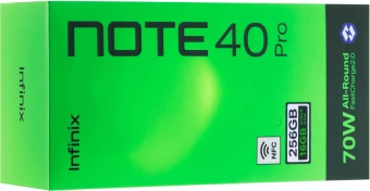 Смартфон Infinix X6850 Note 40 Pro 256Gb 12Gb зеленый моноблок 3G 4G 2Sim 6.78" 1080x2436 Android 14 108Mpix 802.11 a/b/g/n/ac NFC GPS GSM900/1800 GSM1900 TouchSc Protect FM от магазина РЭССИ