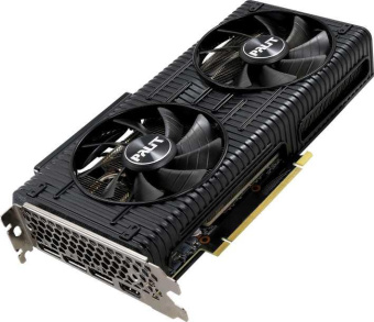 Видеокарта Palit PCI-E 4.0 PA-RTX3060 DUAL OC 12G NVIDIA GeForce RTX 3060 12Gb 192bit GDDR6 1320/15000 HDMIx1 DPx3 HDCP Ret от магазина РЭССИ
