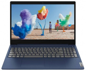 Ноутбук Lenovo IdeaPad 3 15ALC6 Ryzen 3 5300U 8Gb SSD256Gb AMD Radeon 15.6" IPS FHD (1920x1080) noOS blue WiFi BT Cam (82KU00JQRK) от магазина РЭССИ