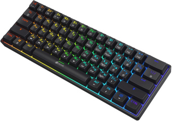Клавиатура Оклик K713X механическая черный USB Multimedia for gamer LED от магазина РЭССИ