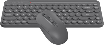 Клавиатура + мышь A4Tech Fstyler FG3200 Air клав:серый мышь:серый USB беспроводная slim Multimedia от магазина РЭССИ