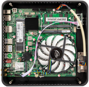 Неттоп Hiper M8 Cel J4125 (2) 4Gb SSD256Gb UHDG 600 Free DOS GbitEth WiFi BT 65W черный от магазина РЭССИ