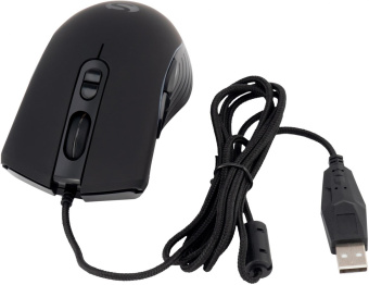 Мышь SunWind SW-M710G черный оптическая (3200dpi) USB для ноутбука (7but) от магазина РЭССИ