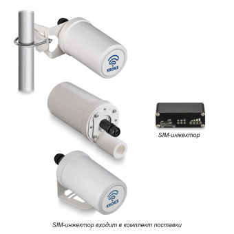 Роутер Kroks Rt-Pot RSIM DS eQ-EP с модемом LTE cat.6 и поддержкой SIM-инжектора от магазина РЭССИ