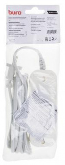 Сетевой удлинитель Buro BU-PSL3.3/W 3м (3 розетки) белый (пакет ПЭ) от магазина РЭССИ